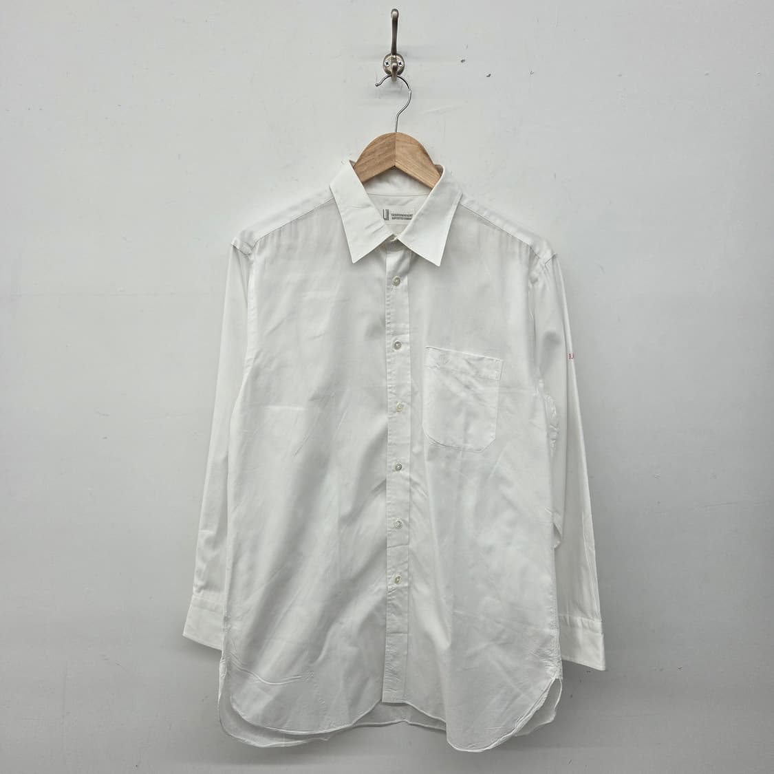 던힐 패턴 화이트 셔츠 남방 남XL 상품이미지1