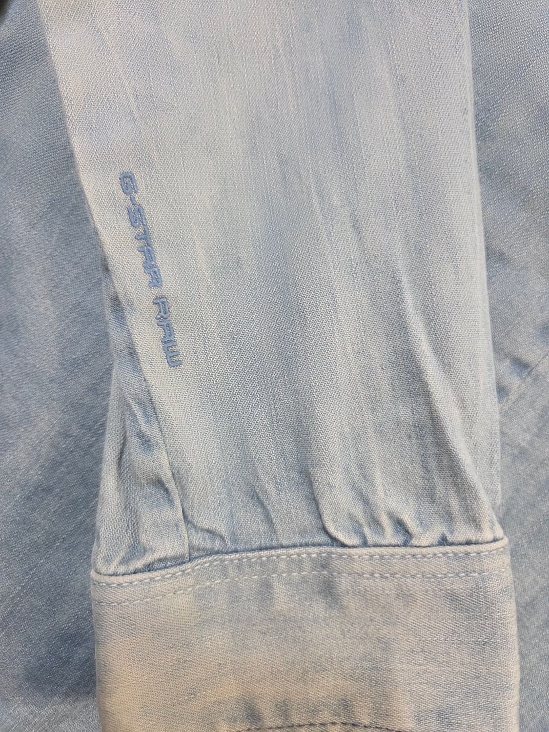 G-STAR RAW 청 데님 셔츠 남방 긴팔(S) 상품이미지4