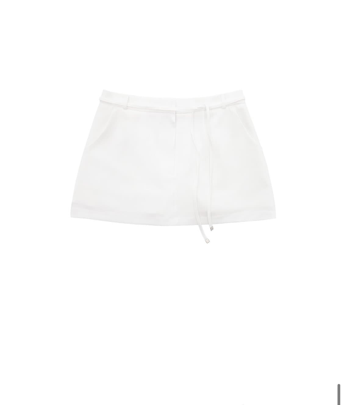 새상품) 오디에스 모나 미니 스커트 팬츠 화이트 상품이미지3