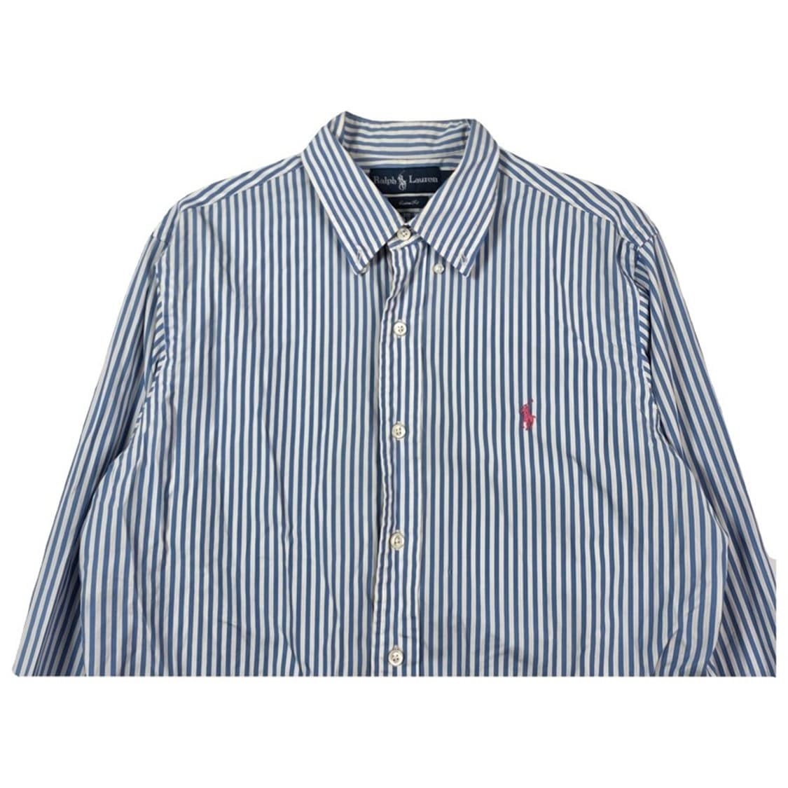 폴로 랄프로렌 커스텀핏 스트라이프 셔츠 L 상품이미지3
