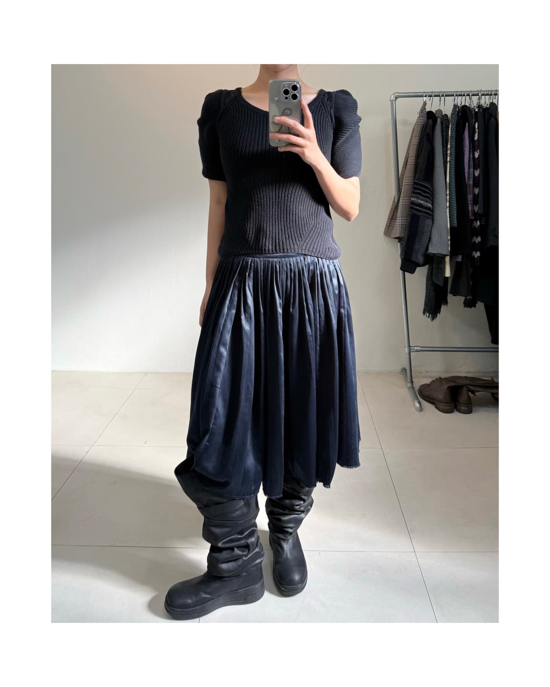 Dazzlin 반팔 니트 상품이미지4