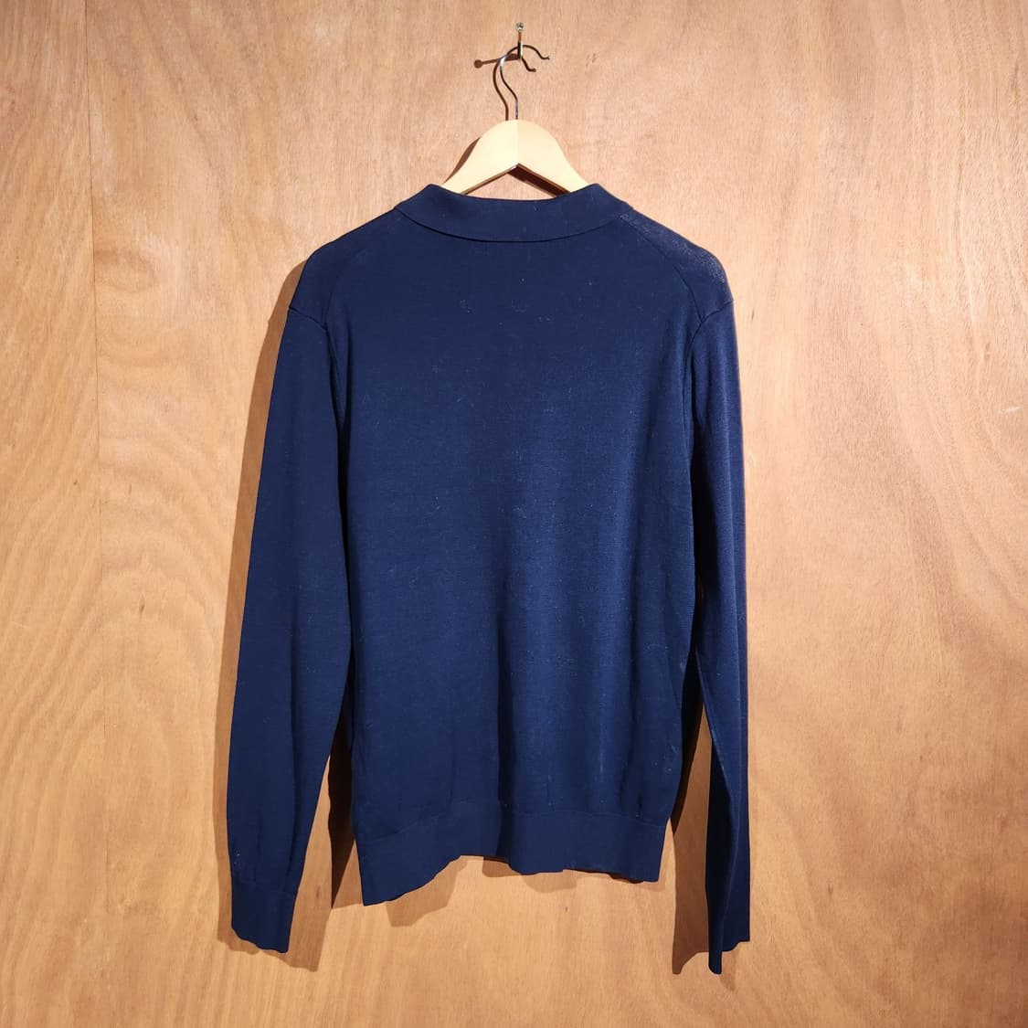 브룩스브라더스 네이비 니트 카라 L 105 상품이미지4