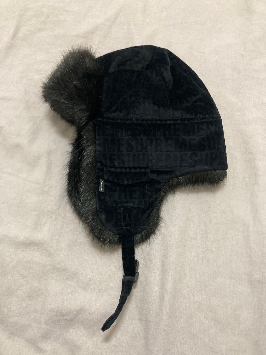 [M-L] 21FW 슈프림 벨벳 트루퍼 블랙 상품이미지2