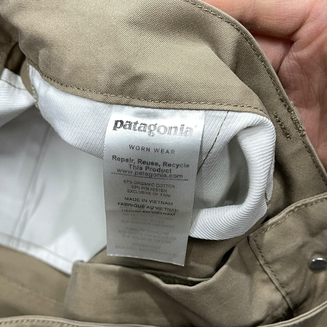 파타고니아 베이지 카고 팬츠 상품이미지7