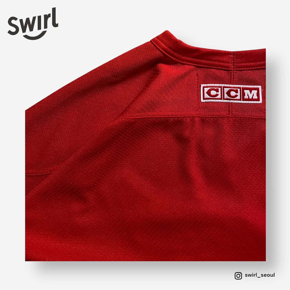 🌊 CCM Detroit Red Wings Jersey 상품이미지6
