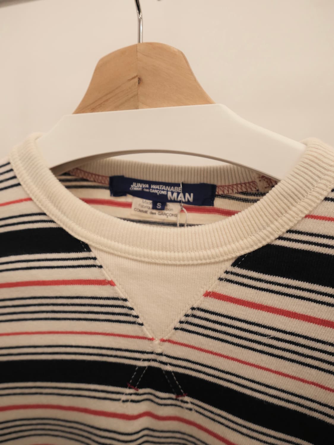 준야 와타나베 스트라이프 스웨트 셔츠 상품이미지2