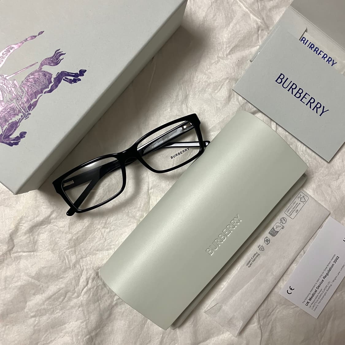 (OS) Burberry 버버리 스퀘어 안경 상품이미지2
