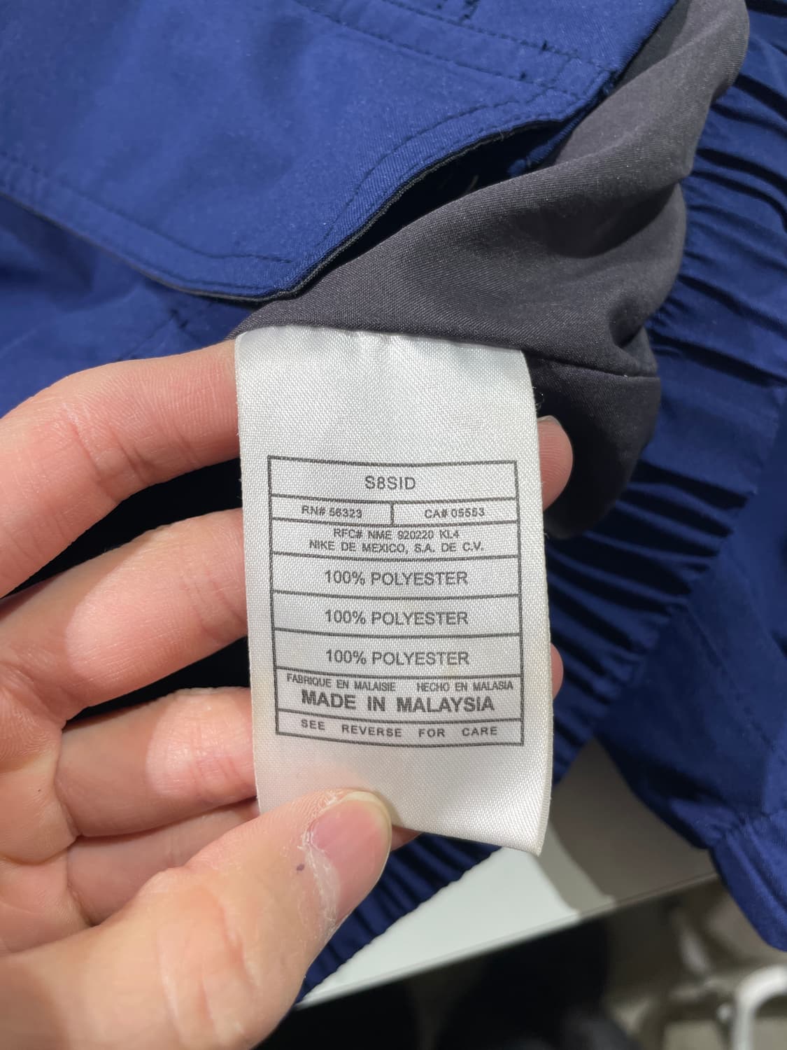 나이키 골프 네이비 올드 스쿨 스우시 윈드 브레이커 상품이미지8