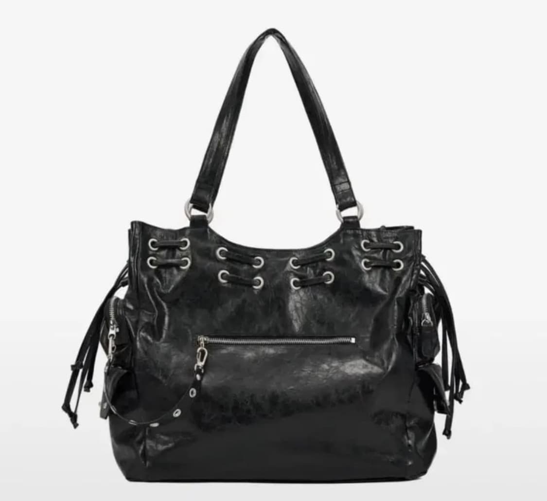 다이닛 뉴 스터드 빅백 블랙 상품이미지1