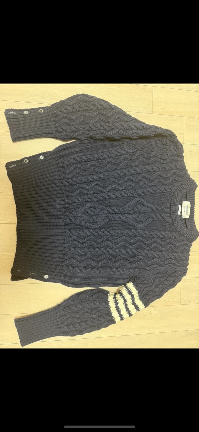 (정품) 톰브라운 케이블 니트 상품이미지1