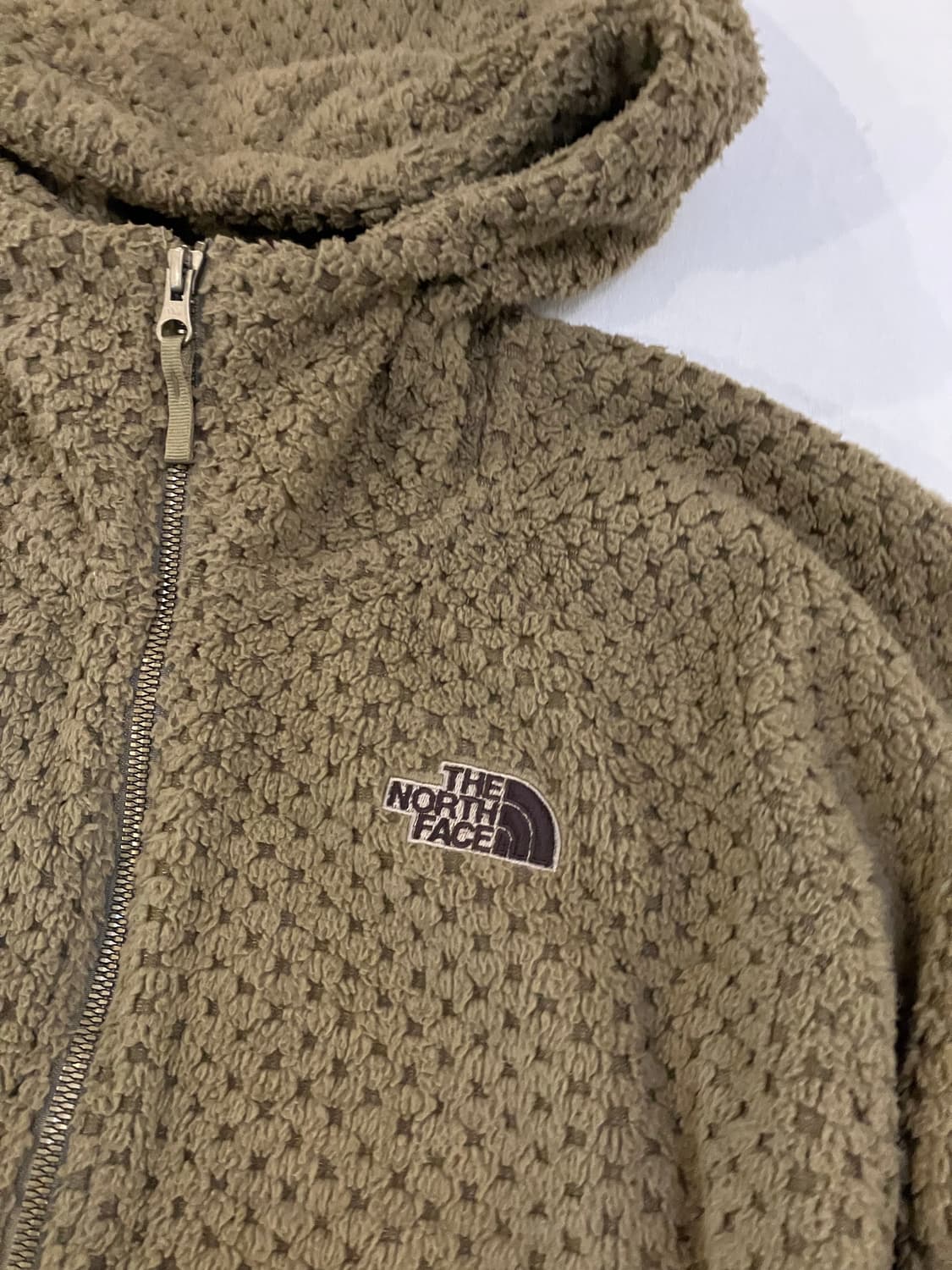 대장급 노스페이스 플리스 후드집업 브라운 상품이미지2