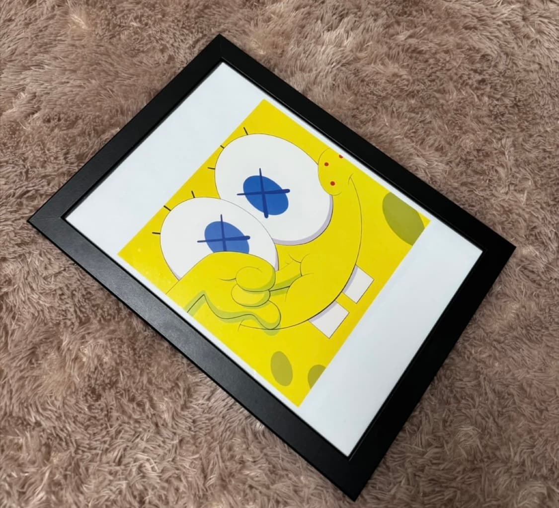 카우스 x 스펀지밥 그림액자 상품이미지1