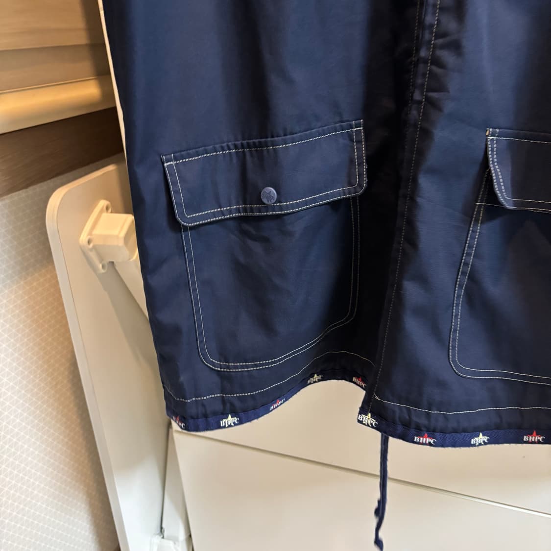 BHPC SPORT 올드스쿨 네이비 바람막이 아노락자켓 상품이미지8