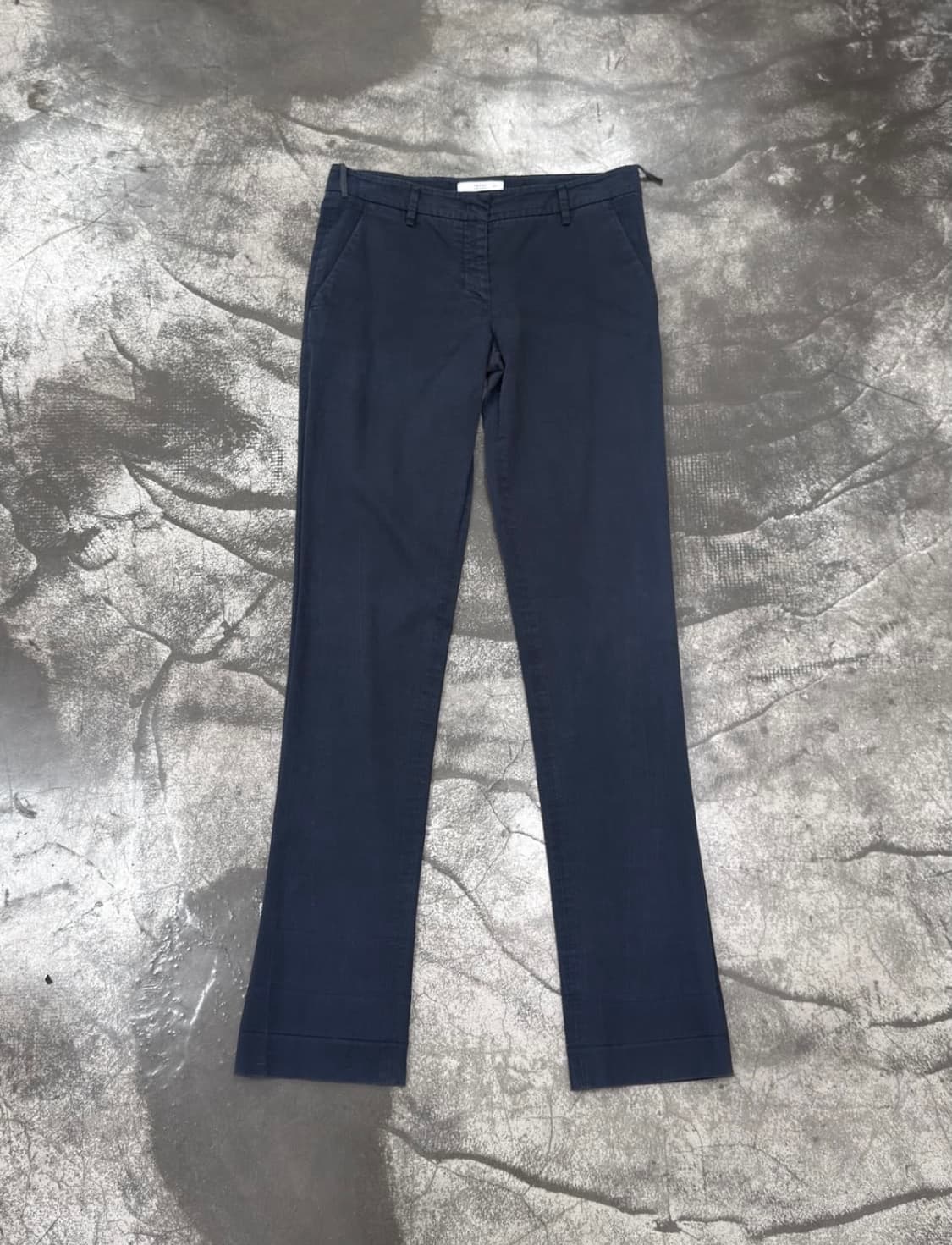 프라다 코튼 스트레치 로우라이즈 컴포트 팬츠  상품이미지1