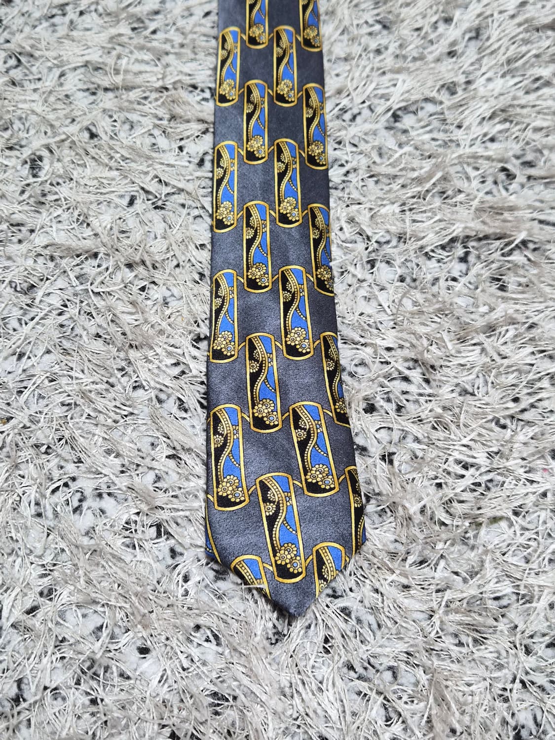 랑방Lanvin 메인로고 패턴 넥타이 Free - N74 상품이미지7