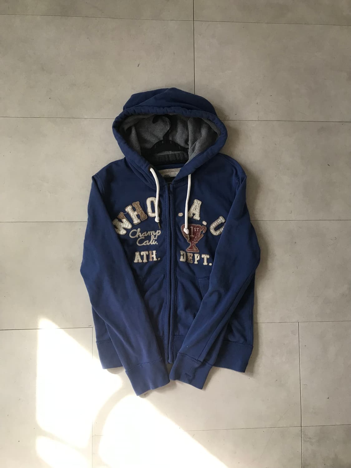 후아유 딥블루 후드집업 상품이미지6