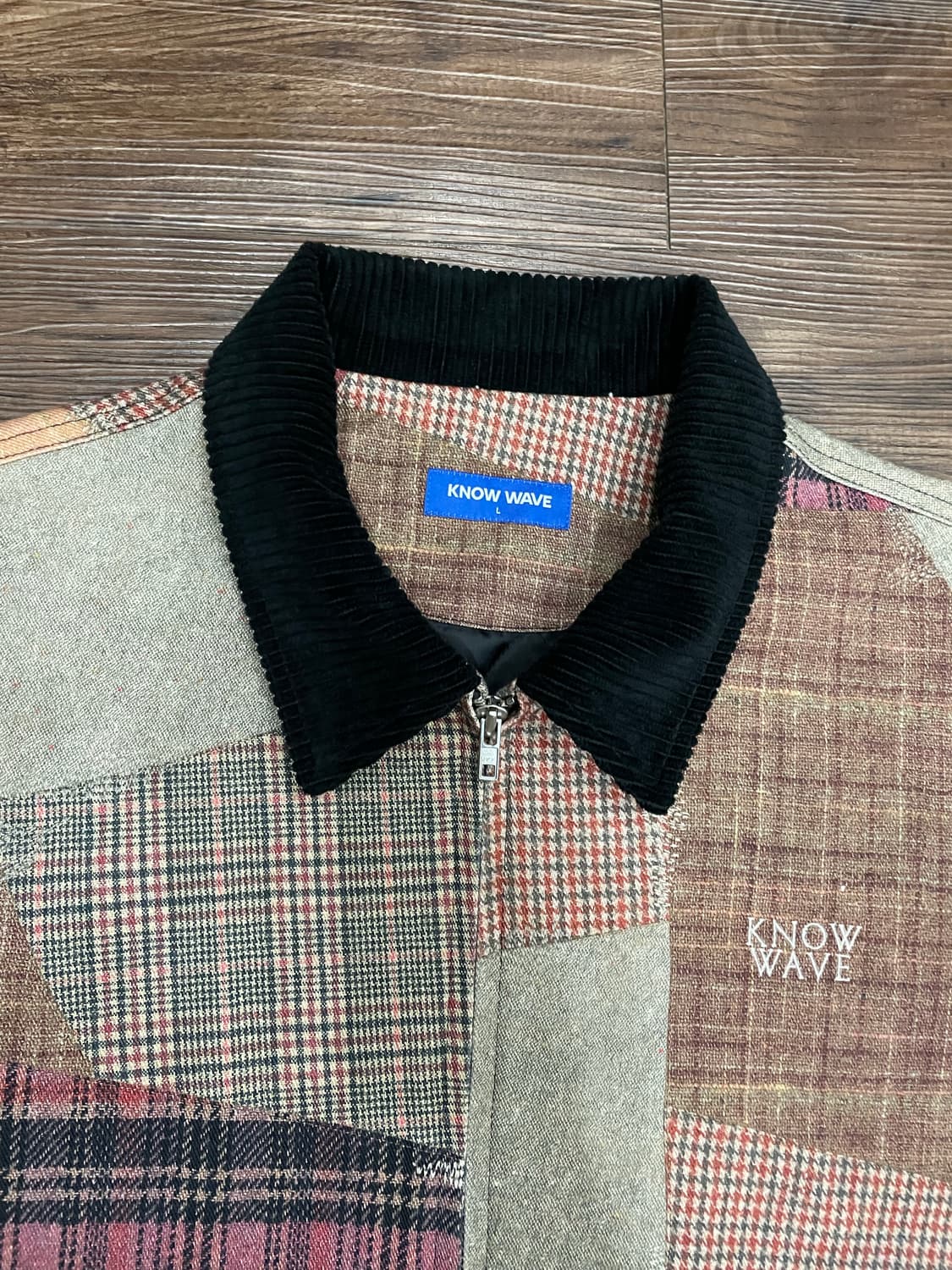 노우웨이브 패치워크 코튼 자켓 상품이미지2