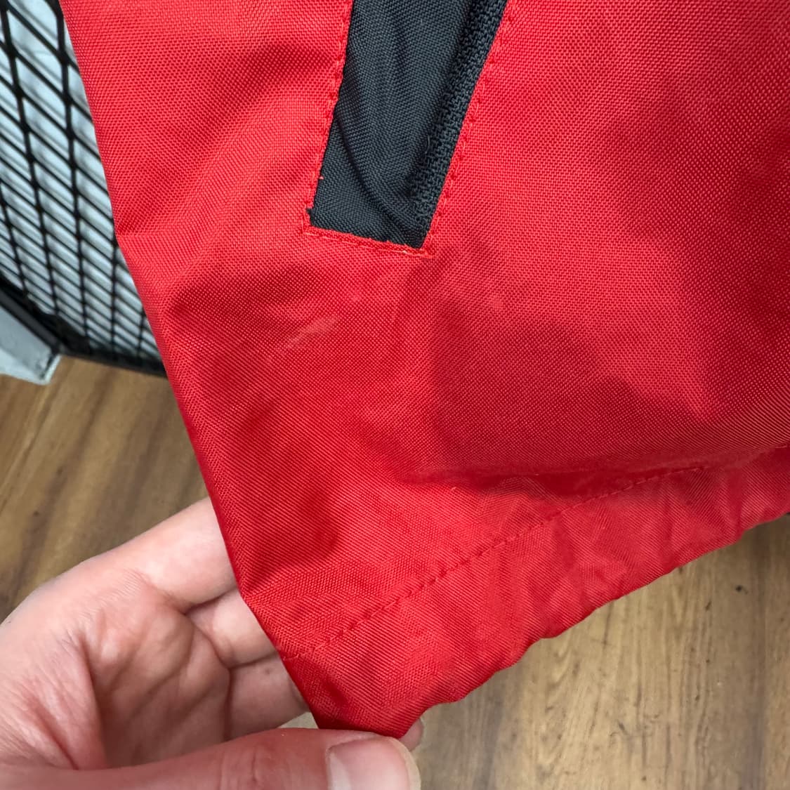 00s 혼다 레이싱 X 롤란드 렌츠치 레이싱 팀 윈드브레이커 레드 블랙 상품이미지7