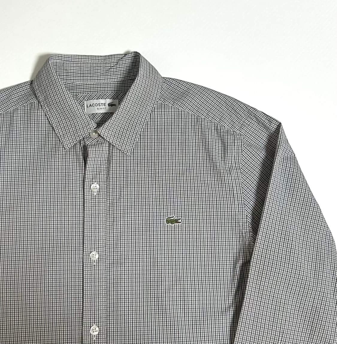 [M] Lacoste 라코스테 신형 체크셔츠 상품이미지1