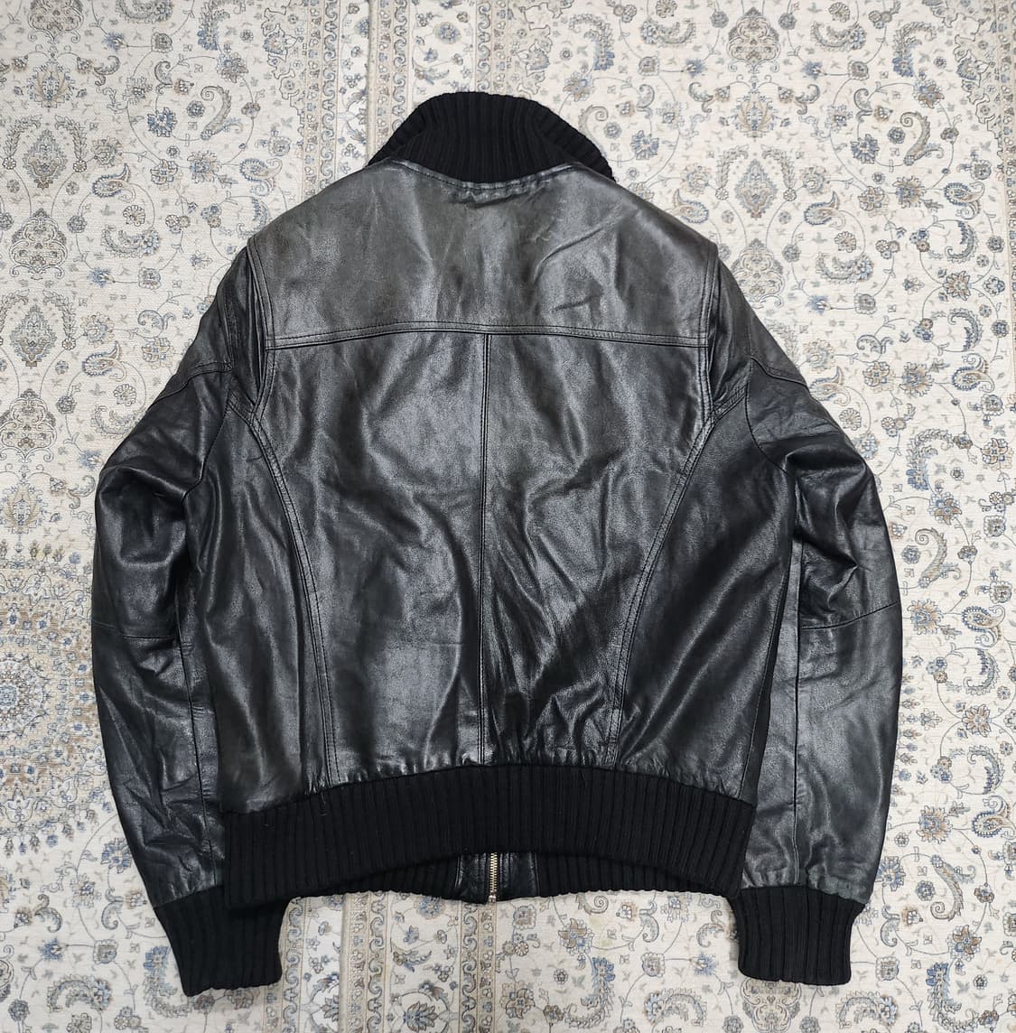 빈티지 리얼레더 (VERA PELLE) 이태리 하이넥 가죽자켓 상품이미지3