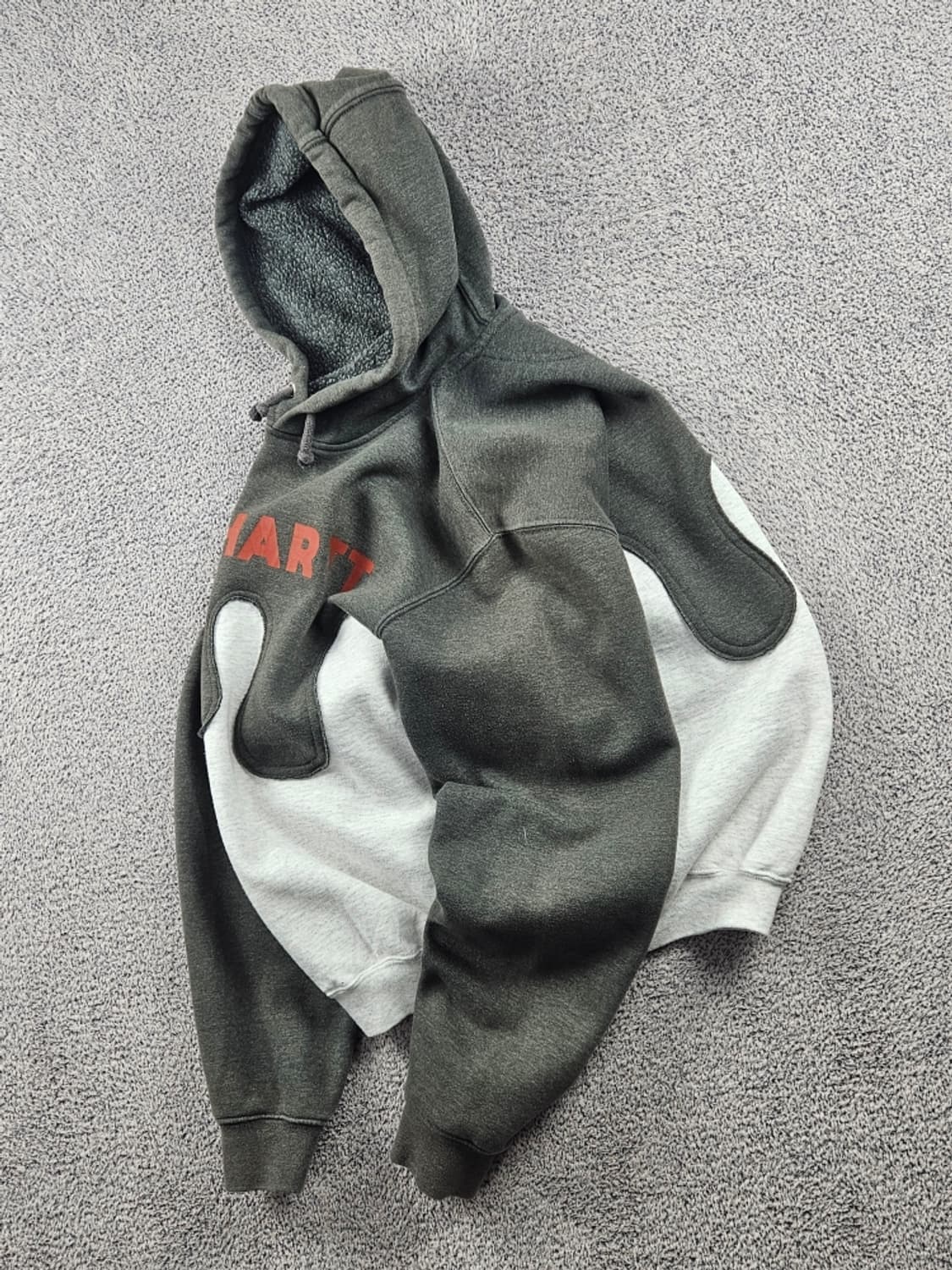 칼하트 아플리케 믹스 커스텀 스웻 후드 티셔츠 ( M ) / 9358 상품이미지3