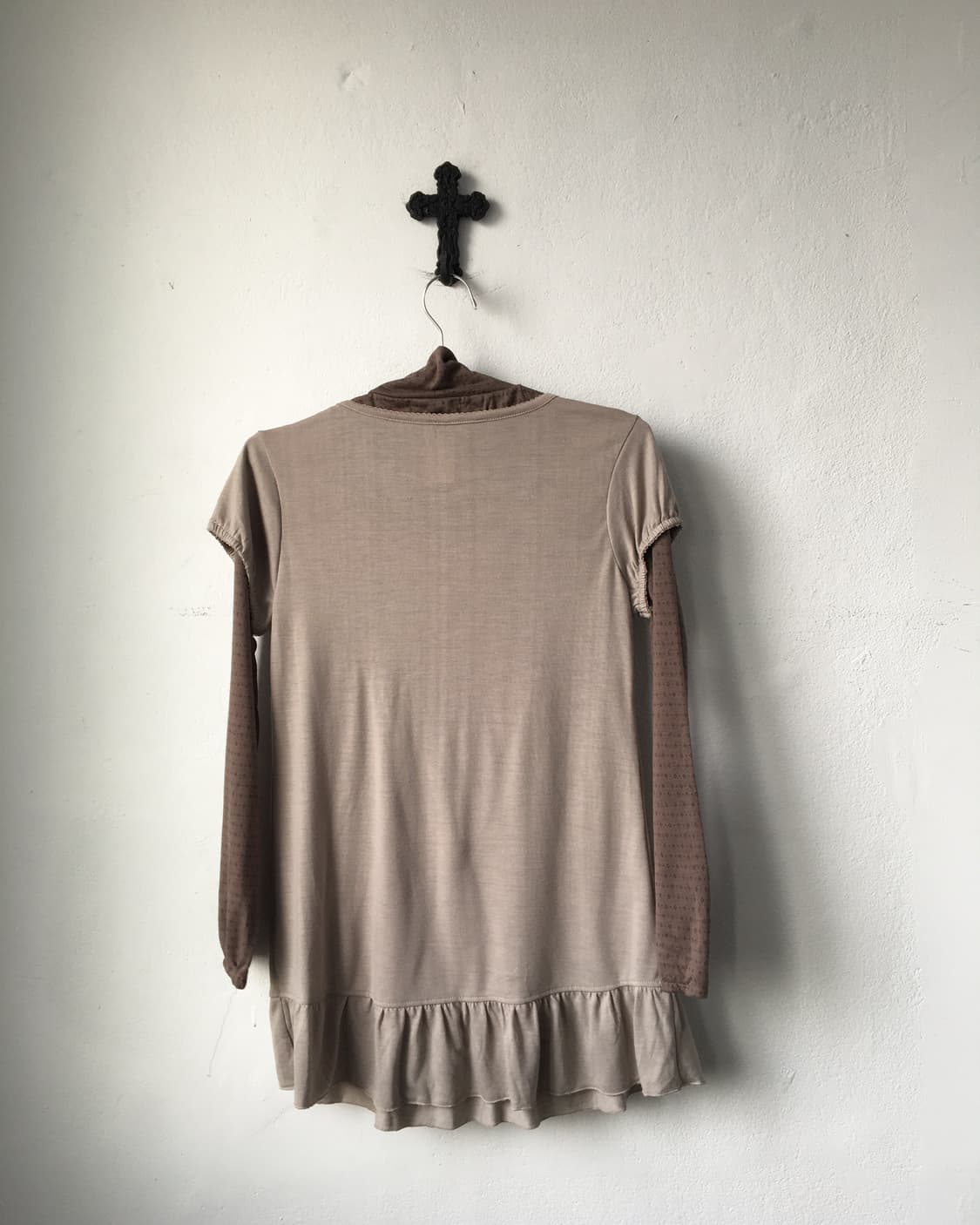 Layered high neck sleeve 상품이미지3