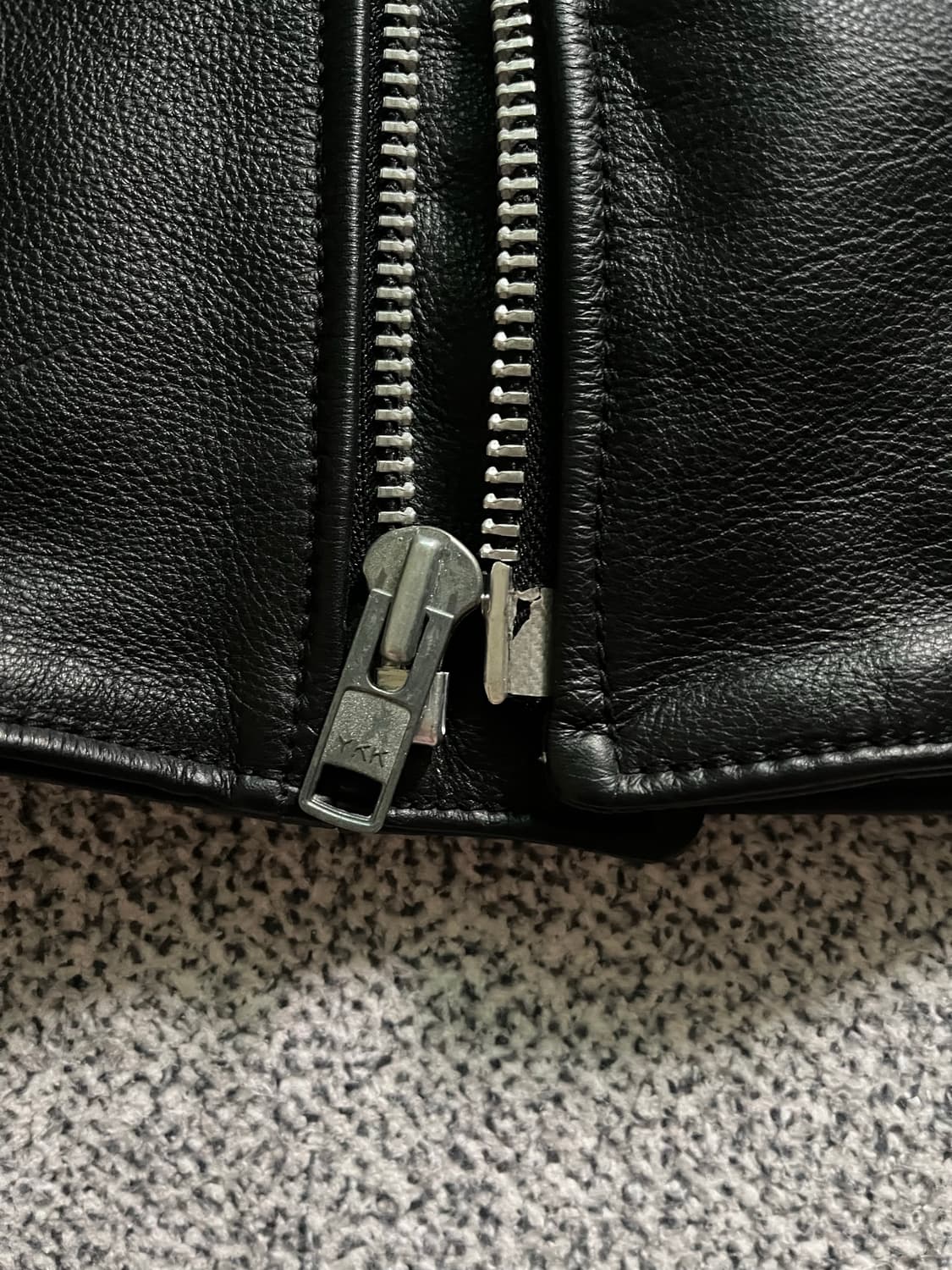 할리데이비슨 USA 더블 라이더 가죽 자켓 L 상품이미지10