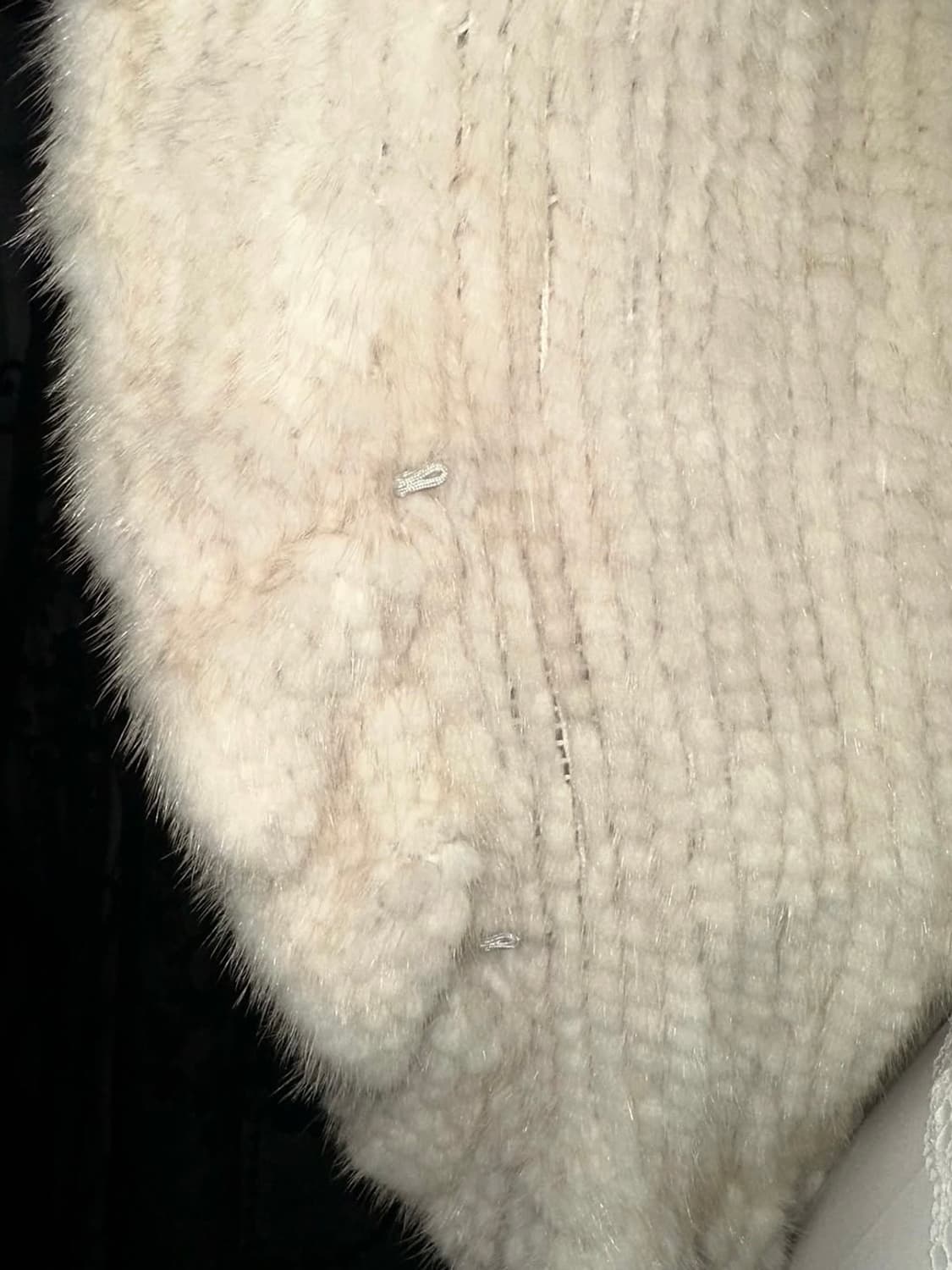 크림 밍크 퍼 빈티지 상품이미지5