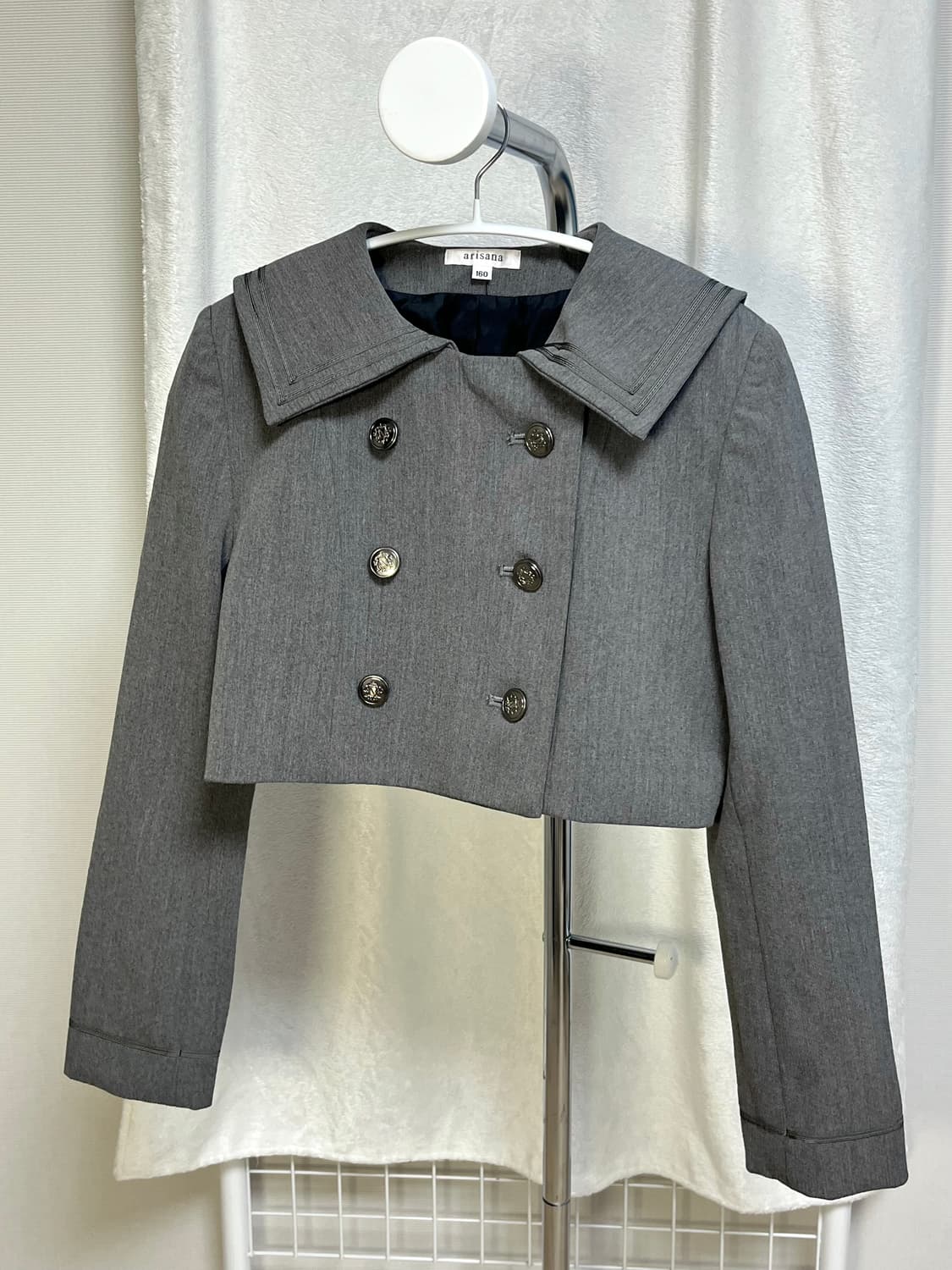 빈티지 세일러 카라 크롭 자켓 상품이미지1