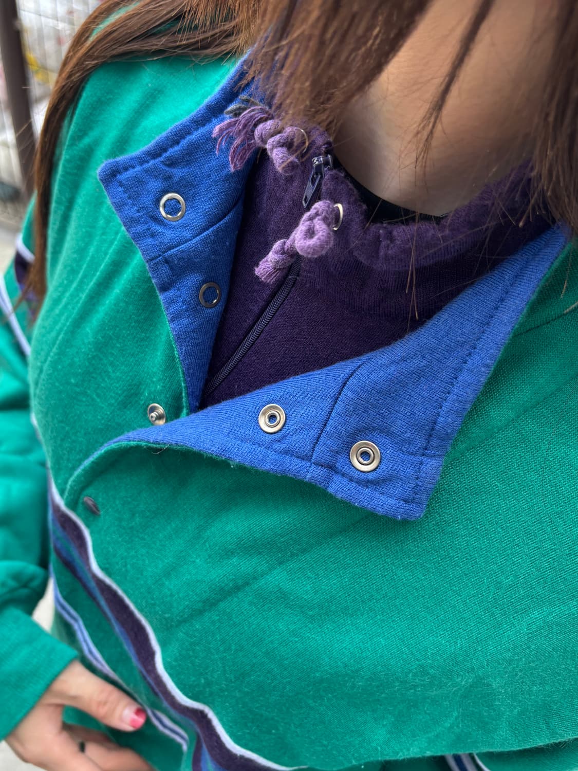 Adidas그린 스트라이프 맨투맨 상품이미지6