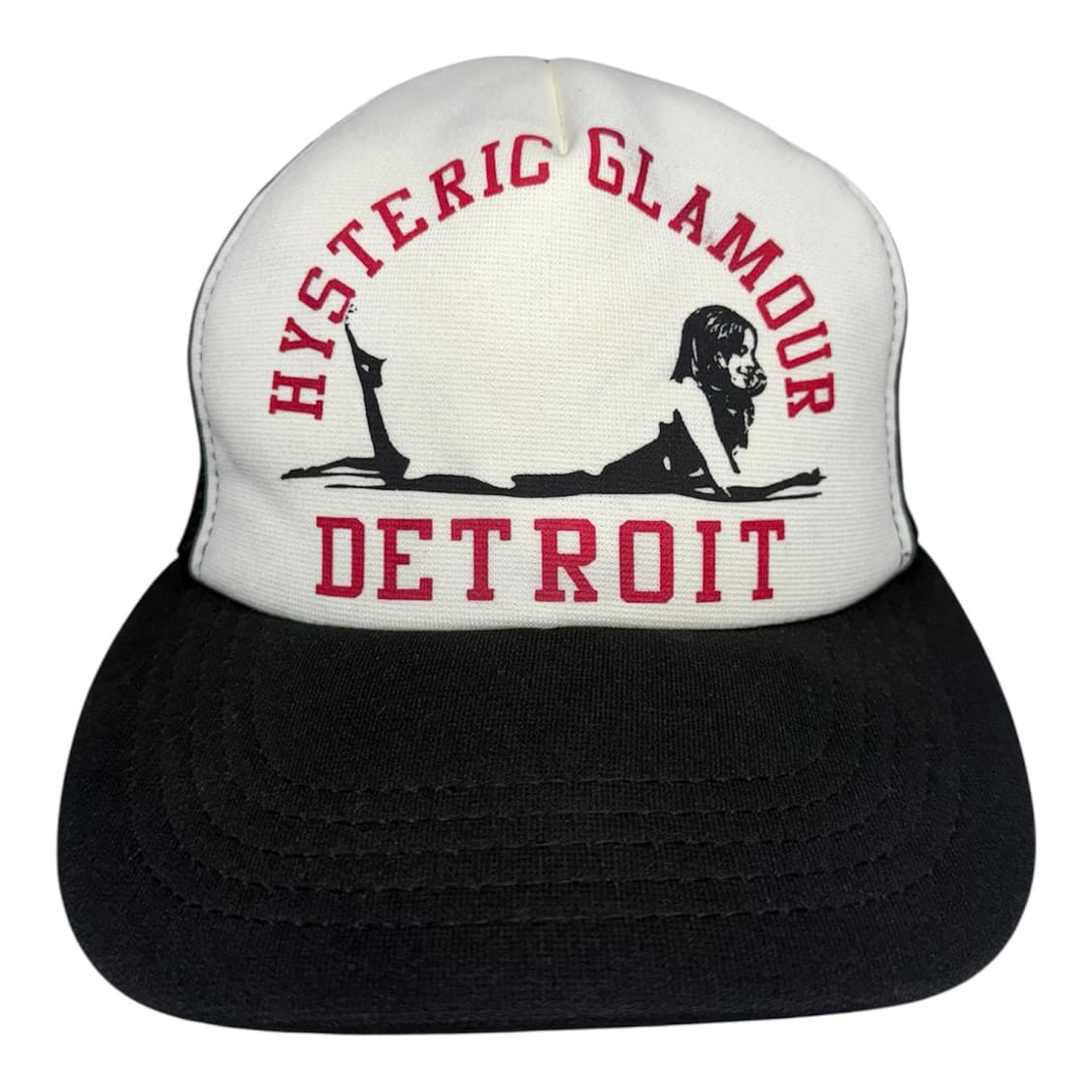 히스테릭 글래머 누워있는 히스걸 매쉬캡 볼캡 모자 상품이미지1