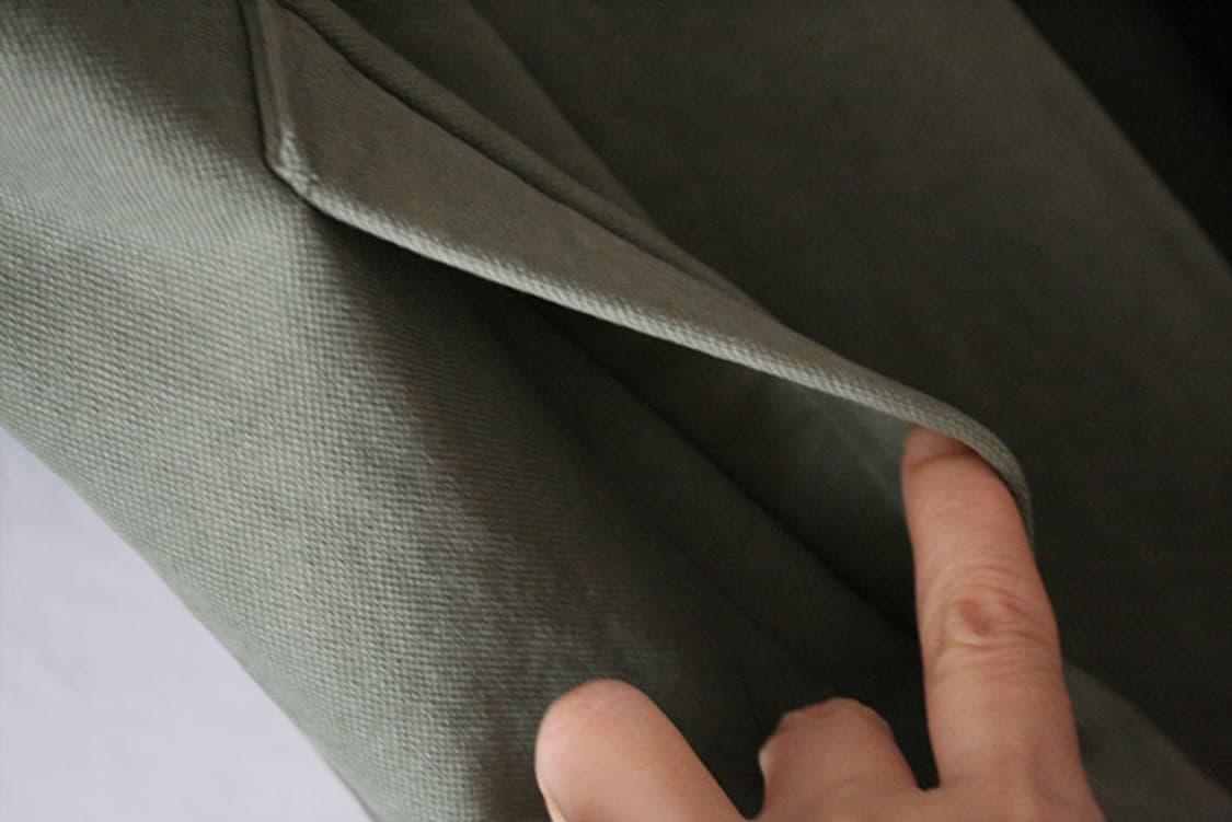 오프화이트 off-white 면 롱코트 상품이미지4