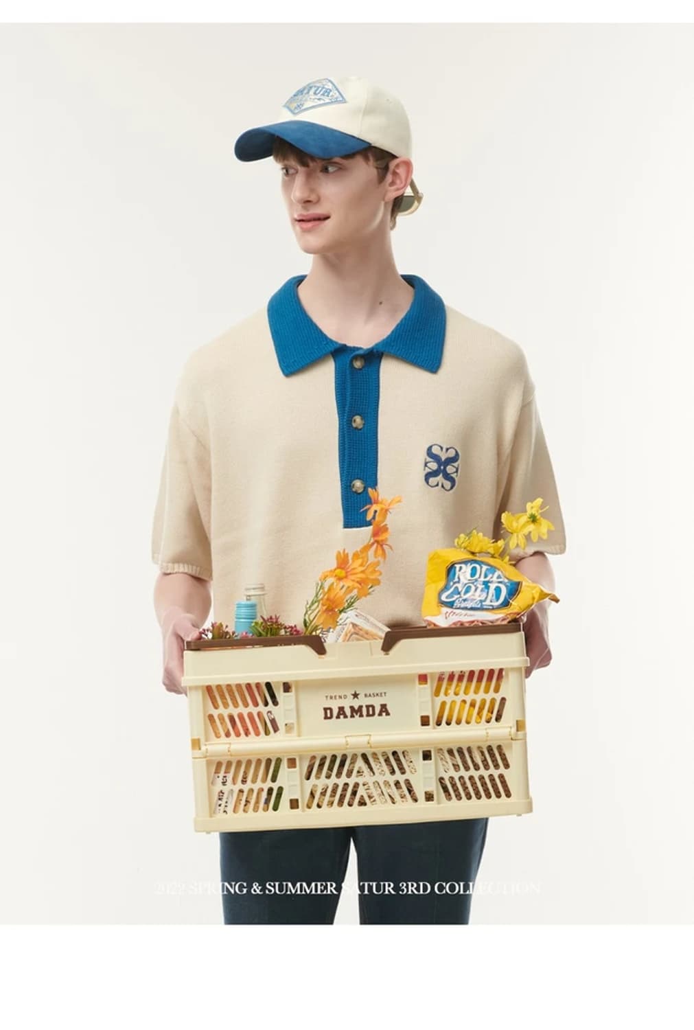 세터 SATUR 22ss 나폴리 소프트 코튼 폴로 니트 PN5191 상품이미지2