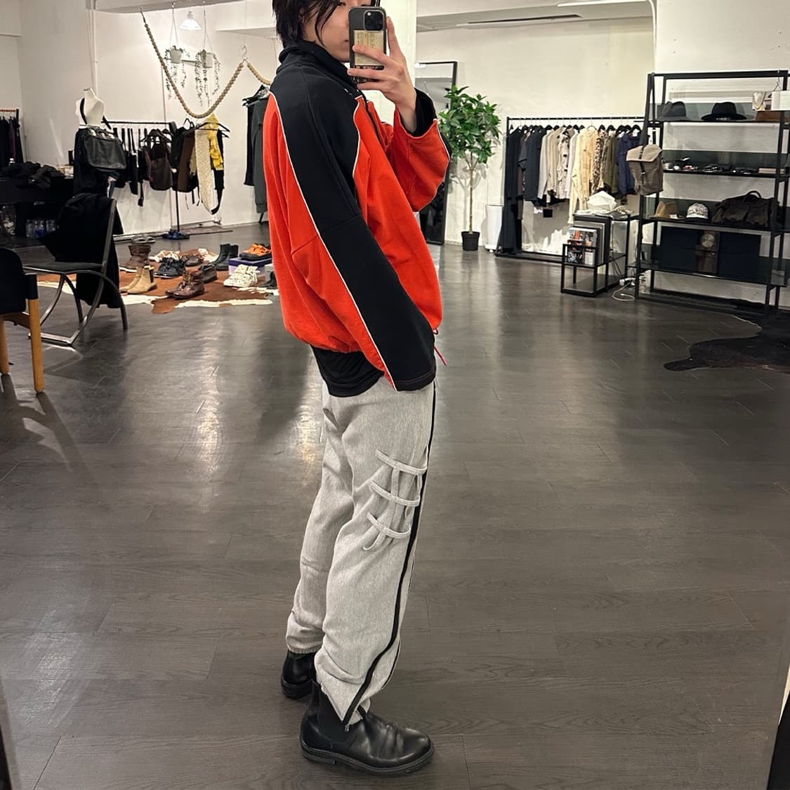 솔로이스트 본디지 지퍼 팬츠 상품이미지4