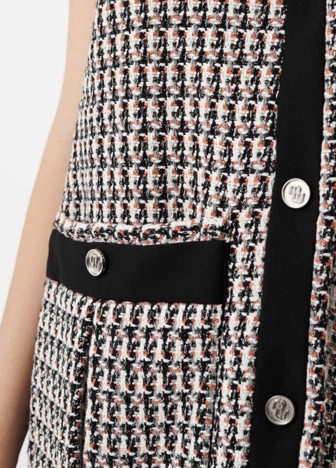 마쥬 maje 트위드 조끼 베스트 사이즈 36 상품이미지7