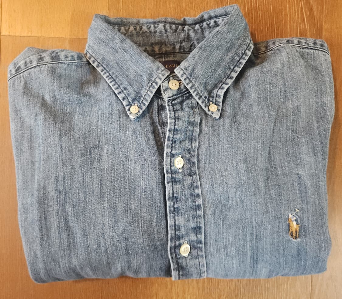 폴로 랄프로렌 데님셔츠(M) 상품이미지2