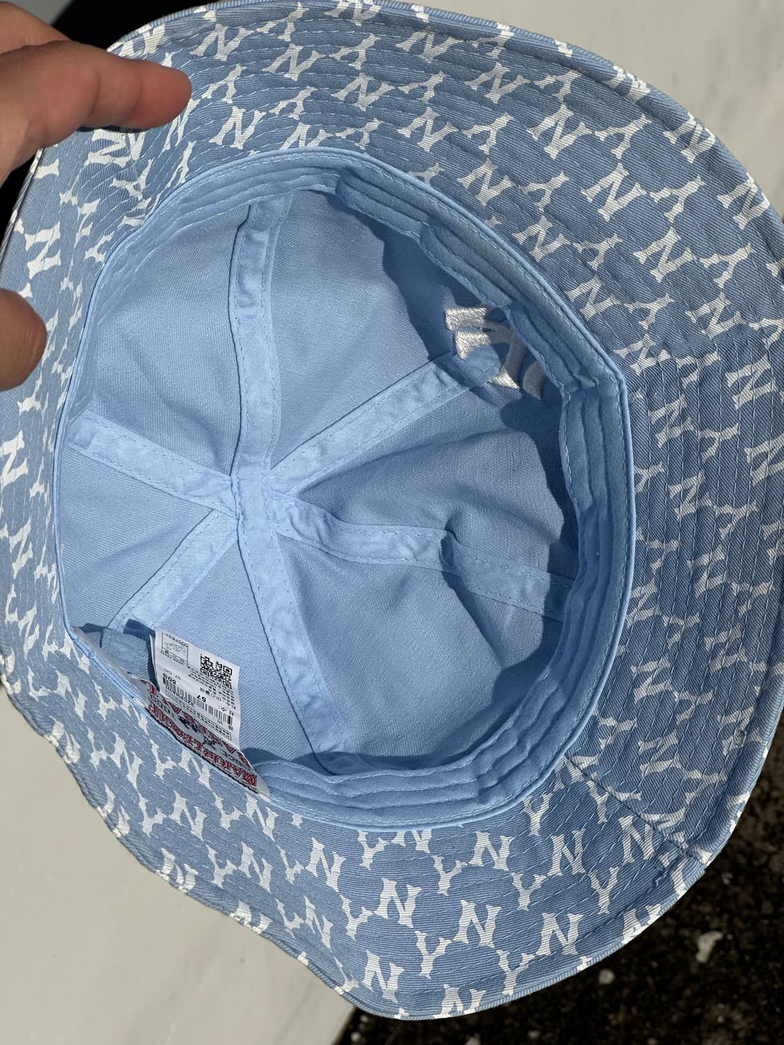 [M] MLB 엠엘비 양키스 모노그램 버킷햇 모자 상품이미지5