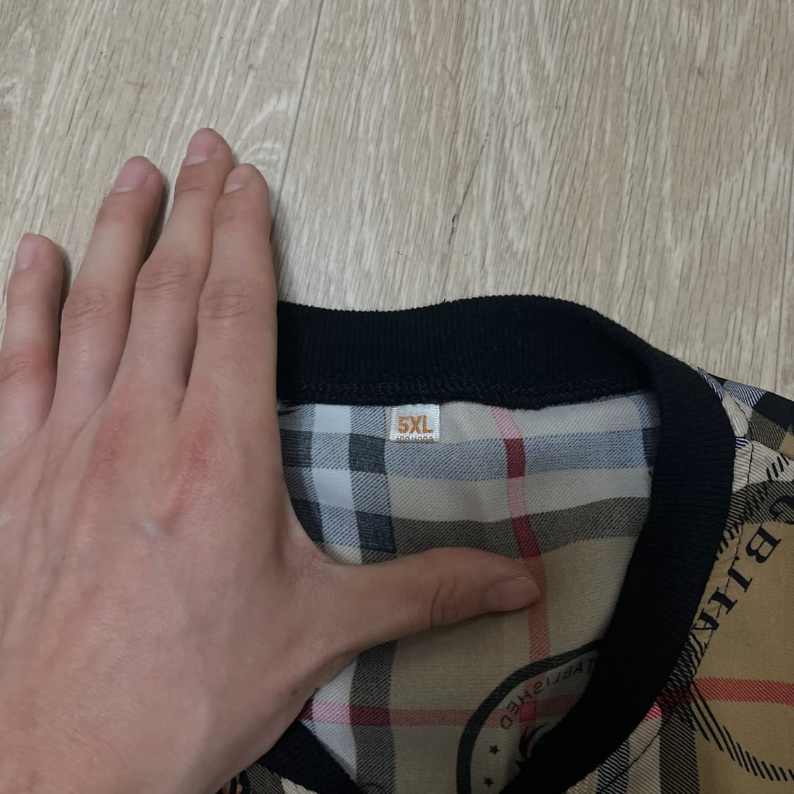 버버리 프로썸 노바체크 빅로고 집업 자켓  상품이미지4