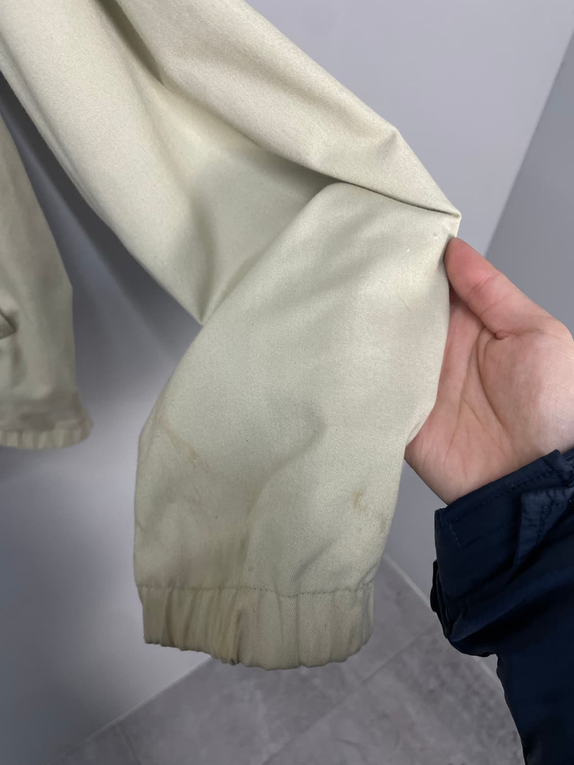 버버리 베이지 노바체크 리버시블 블루종 자켓 H1747 상품이미지6