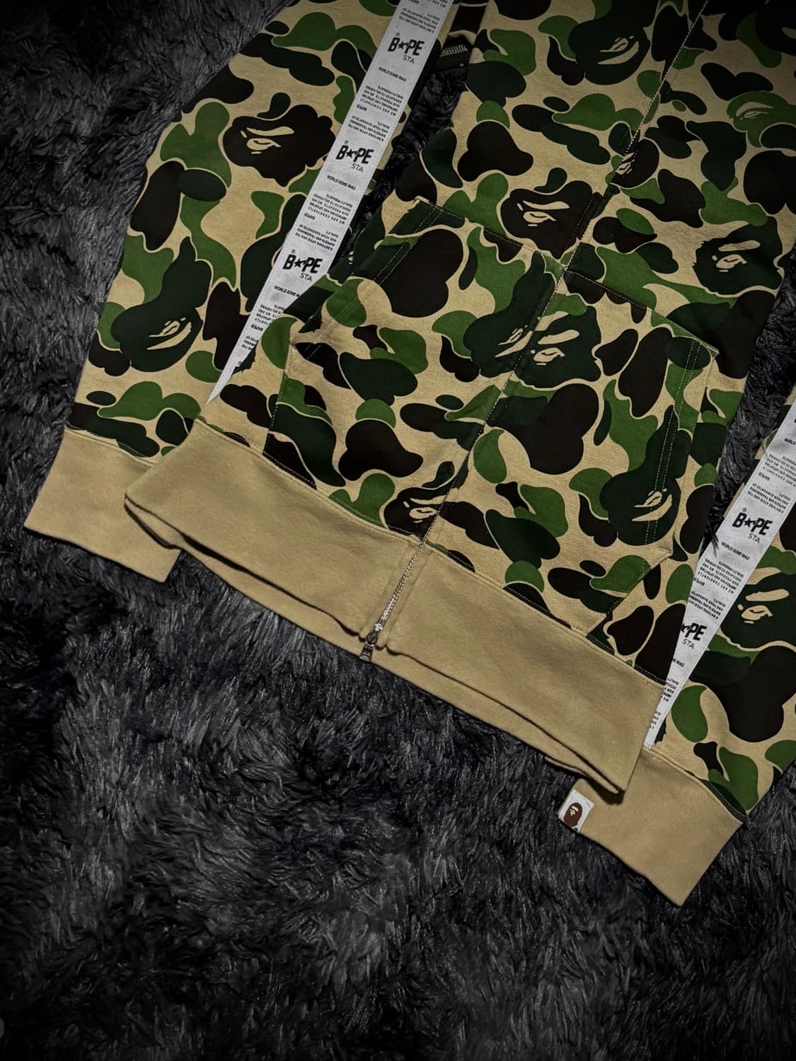 Bape 스타 카모플라쥬 후드집업 상품이미지4