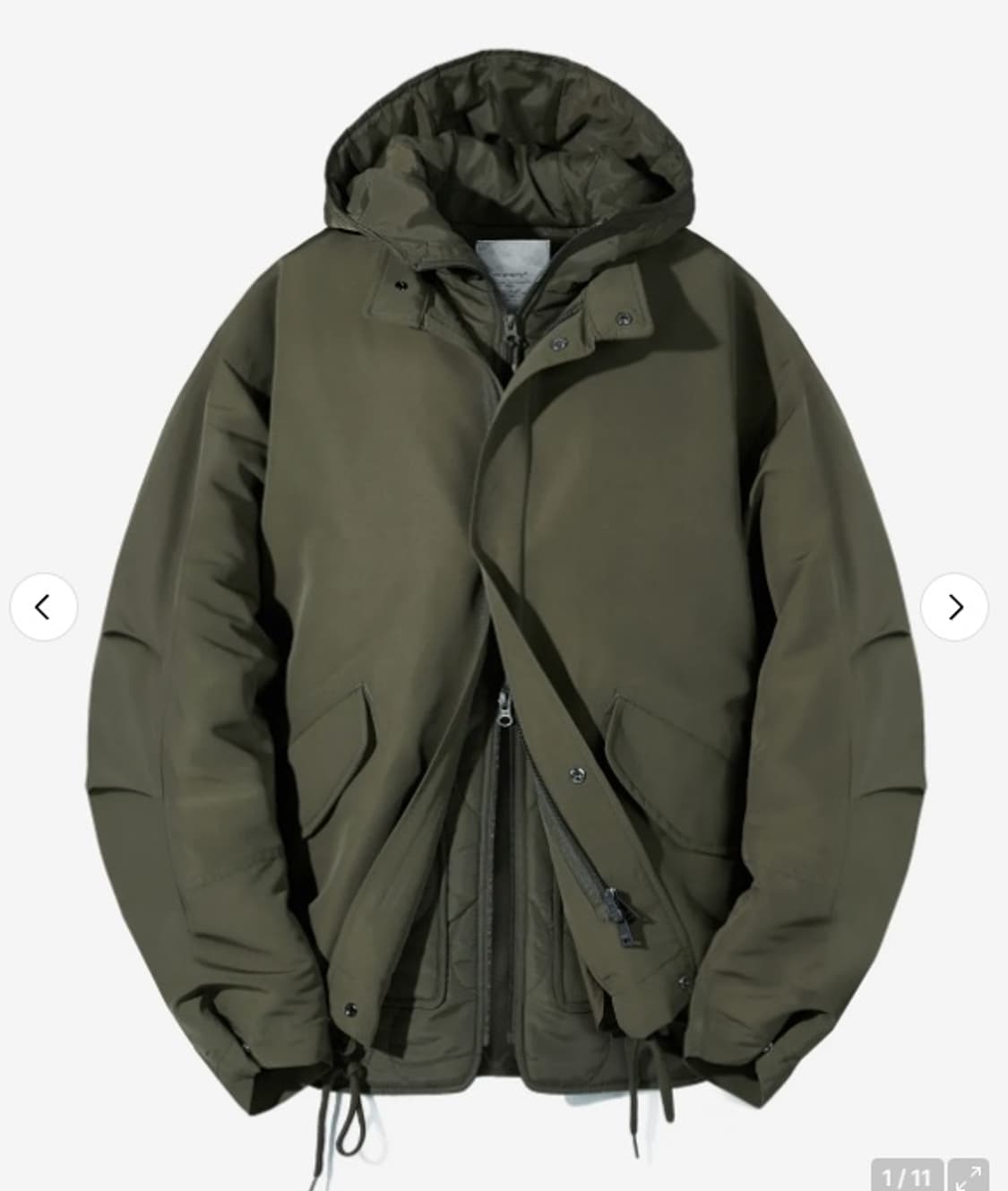 코드그라피 ma-1 카키 점퍼 상품이미지1