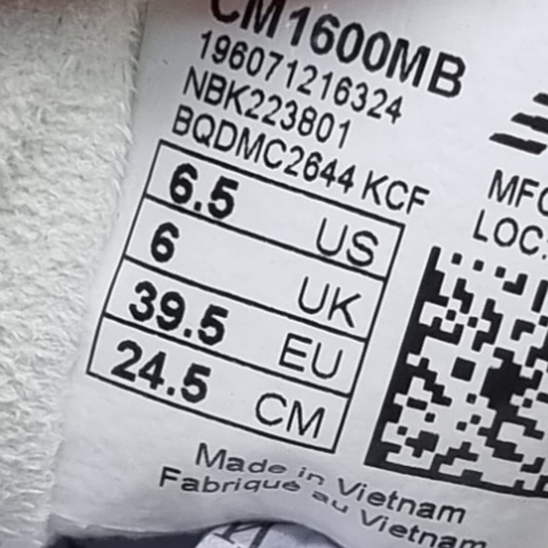 뉴발란스 cm1600 운동화245 상품이미지6