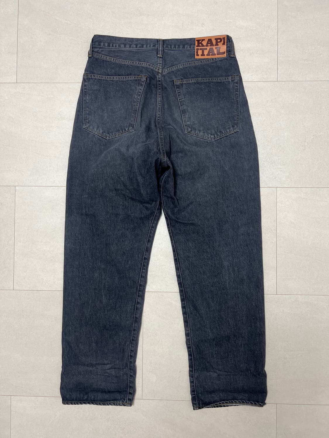 캐피탈 14oz 블랙 데님 상품이미지2