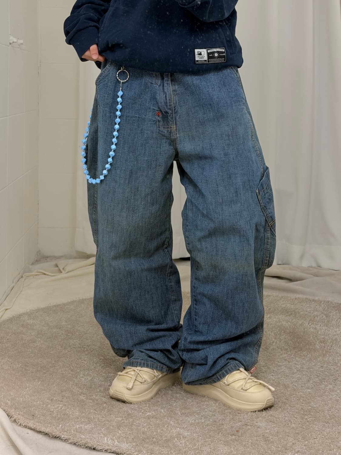 에코 언리미티드 사이드 포켓 데님 힙합 팬츠 상품이미지2