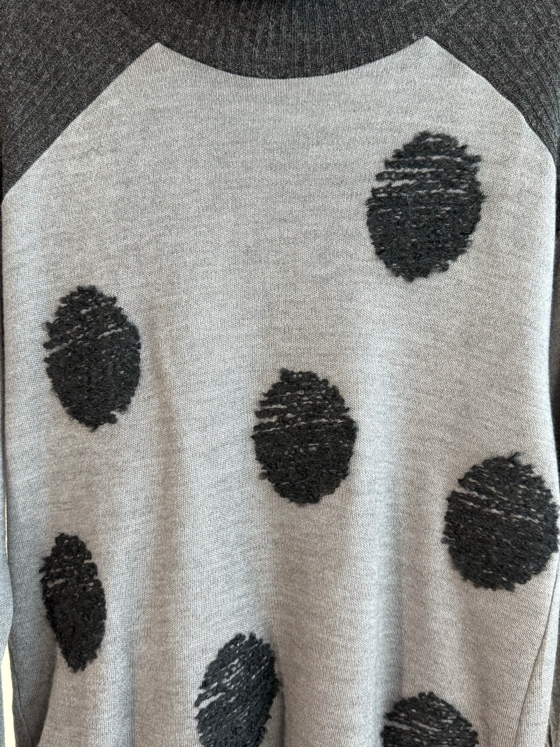 Anna Stesia 도트 니트 튜닉 탑 상품이미지5