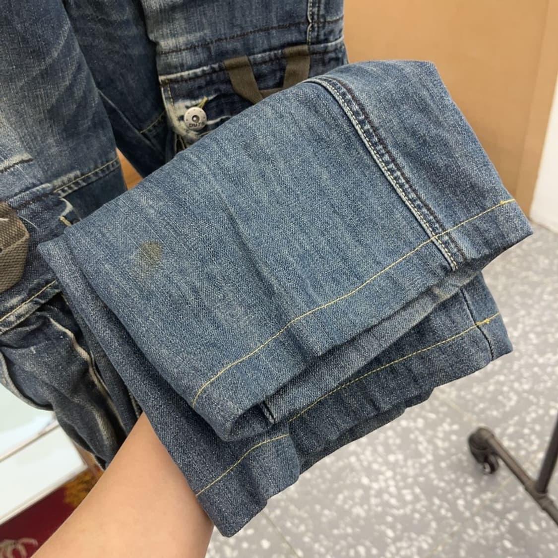 빈티지 멀티포켓 카고 데님 청바지 31인치 C06341 상품이미지5