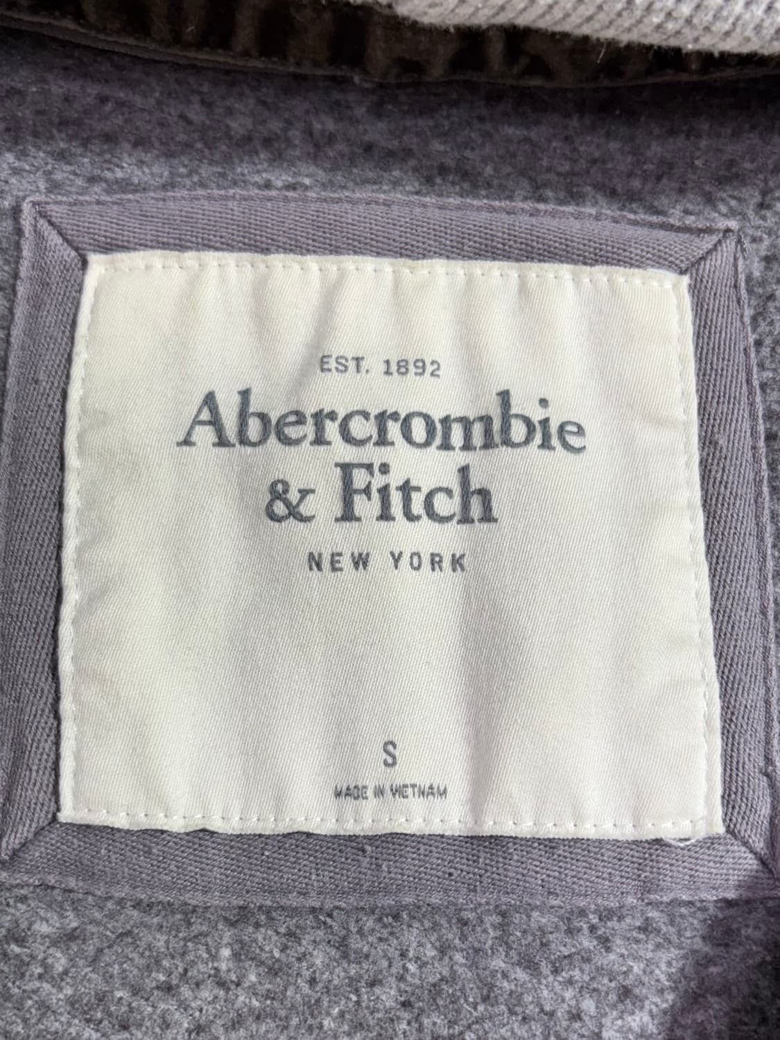 아베크롬비 그레이 딱붙핏 후드집업  상품이미지7