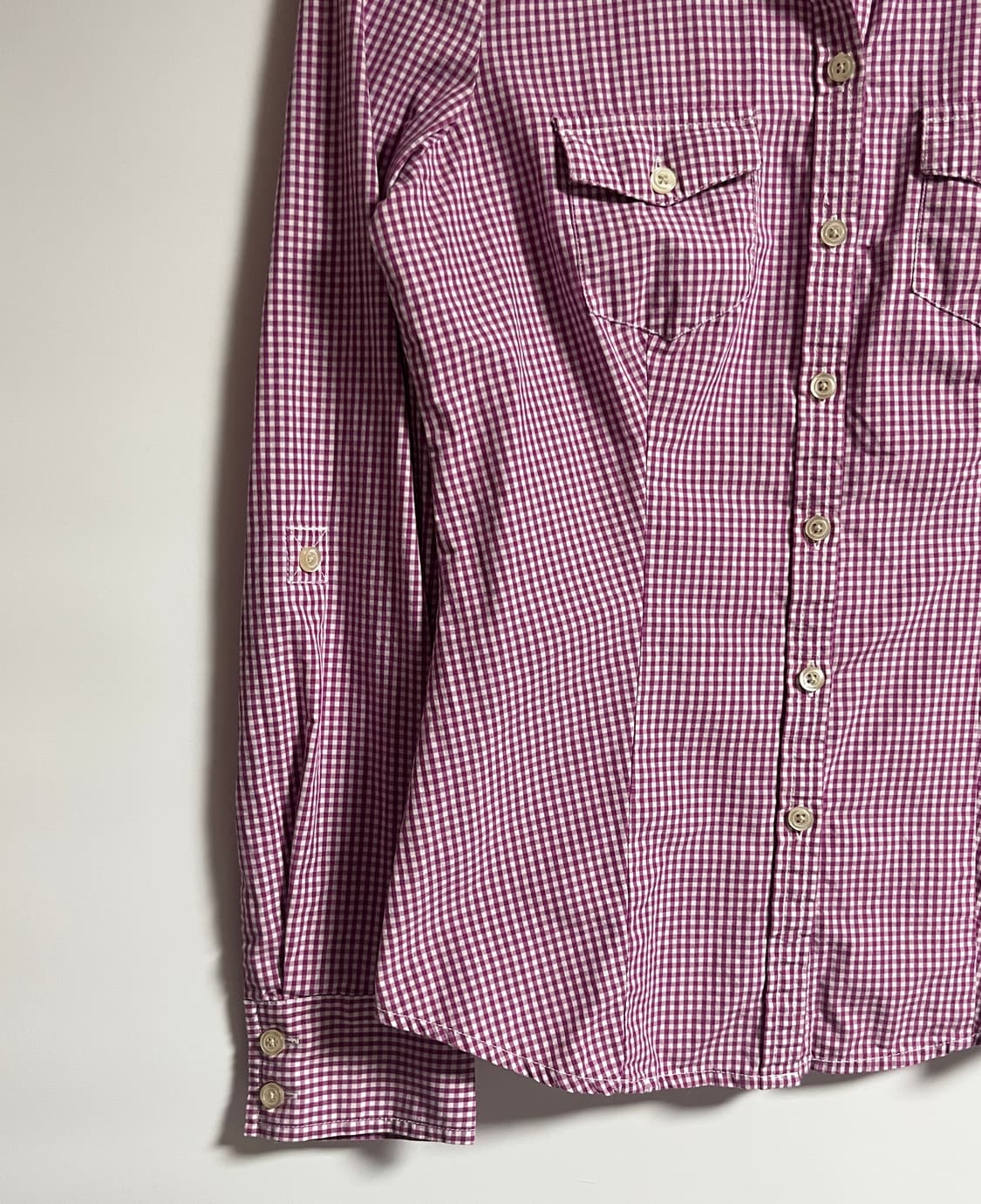 리바이스 공주핏 잔체크 셔츠 남방 XS 상품이미지3