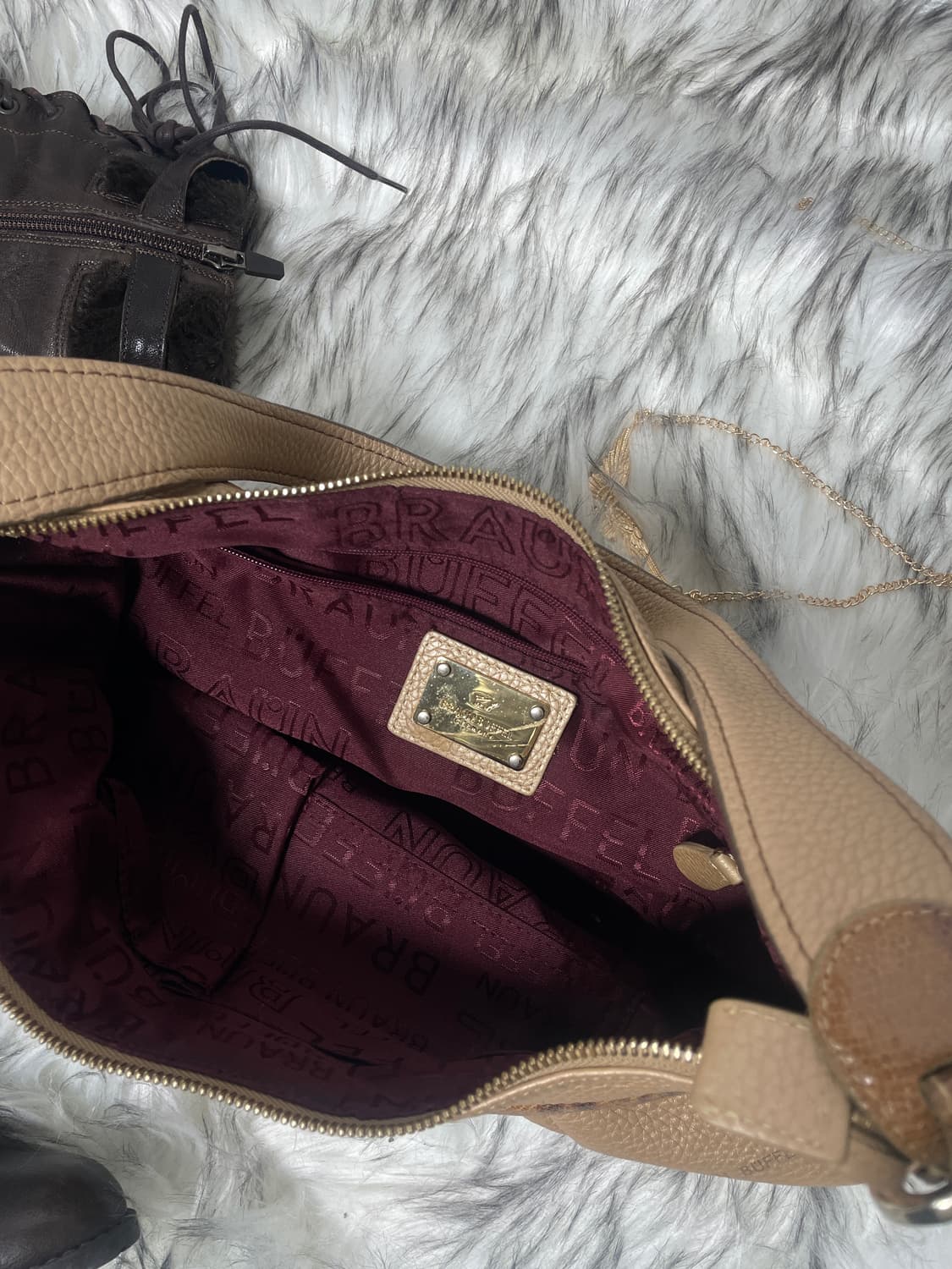 빈티지 파이톤 셔링 갸루 숄더백 상품이미지4