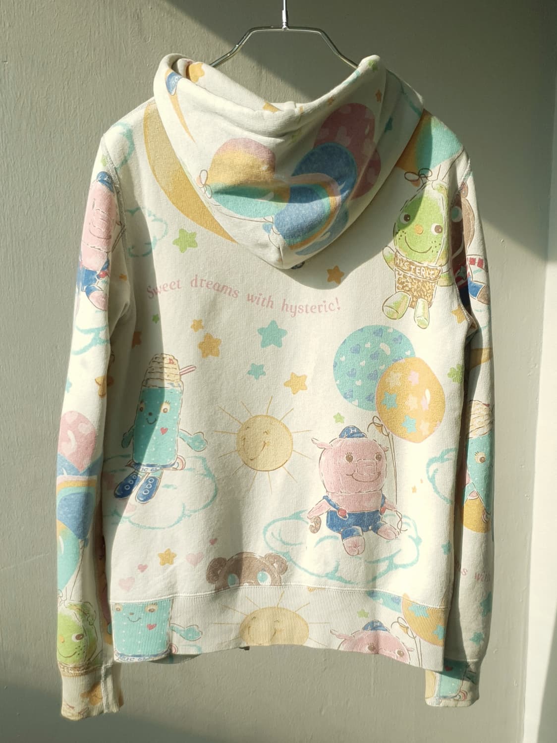 90s Hysteric glamour "Bear Dreme" hoodie 상품이미지9